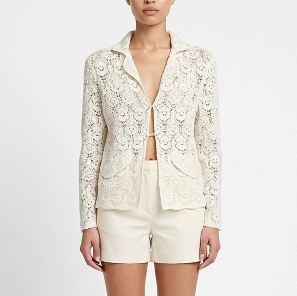Auth! Joseph Crochet Cardigan